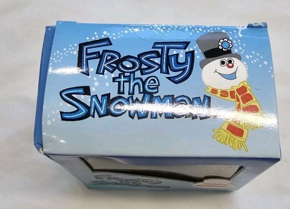 Set Of 2 Frosty the Snowman Mini Bobble 2.5in Running Press 2008 W/ Mini Book - Picture 2 of 7